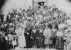 1938 - FOTO DI GRUPPO DAVANTI ALLA CHIESA DI ROCCA ALTA PER IL MATRIMONIO DI FELICIANO RICCI E FILOMENA FORTE