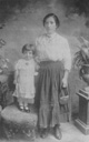 1919 - ENRICHETTA TARTAGLIA CON LA PICCOLA MICHELINA DI SANDRO